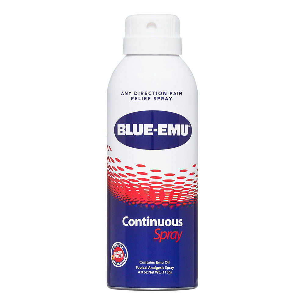 Blue Emu Continuous Back Pain Relief Spray, Odor Relief, 4 Oz
